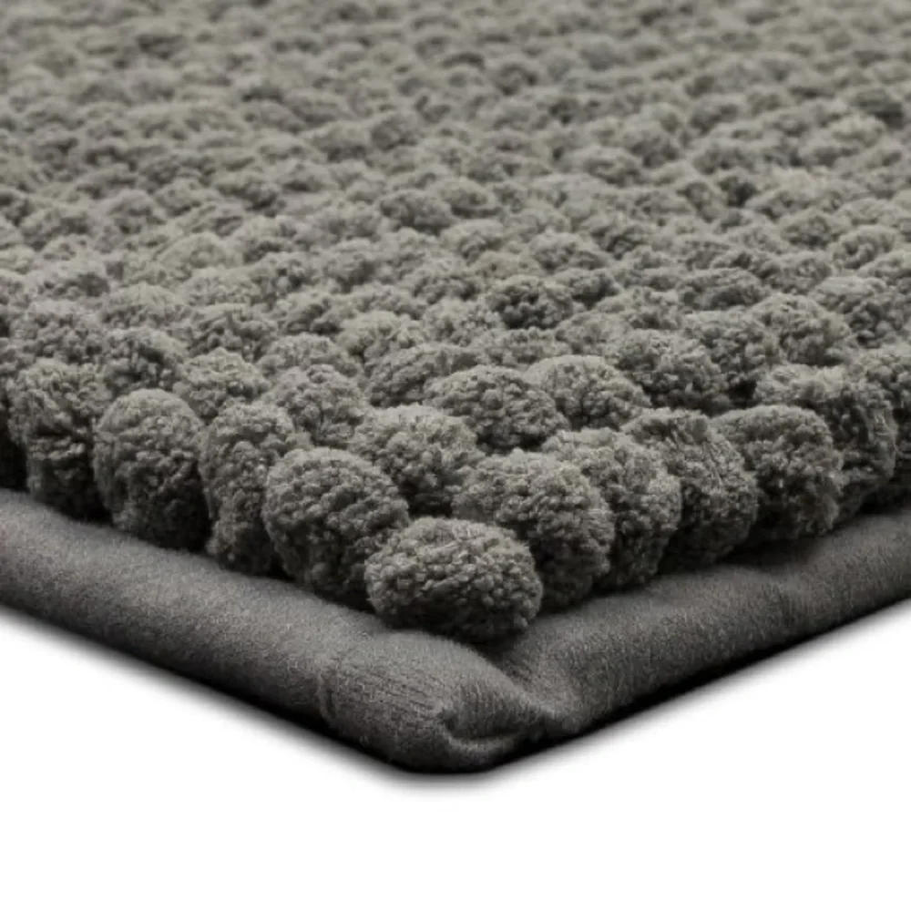 Gray Memory Foam Bath Mat